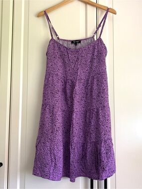 Lily Morgan Purple Patterned Dress
